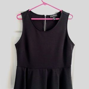 Forever 21+ Black Peplum Top in 2X